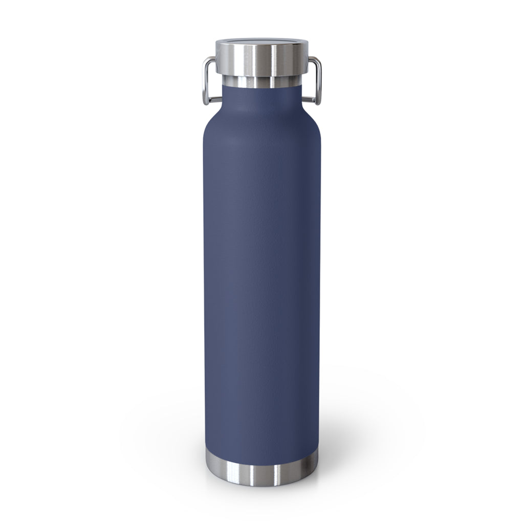 Insulated Copper Water Bottle 22oz — Vacuum Flask for Cold & Hot Drinks