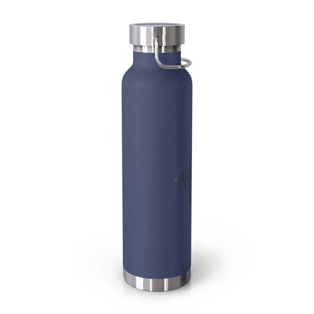 Insulated Copper Water Bottle 22oz — Vacuum Flask for Cold & Hot Drinks